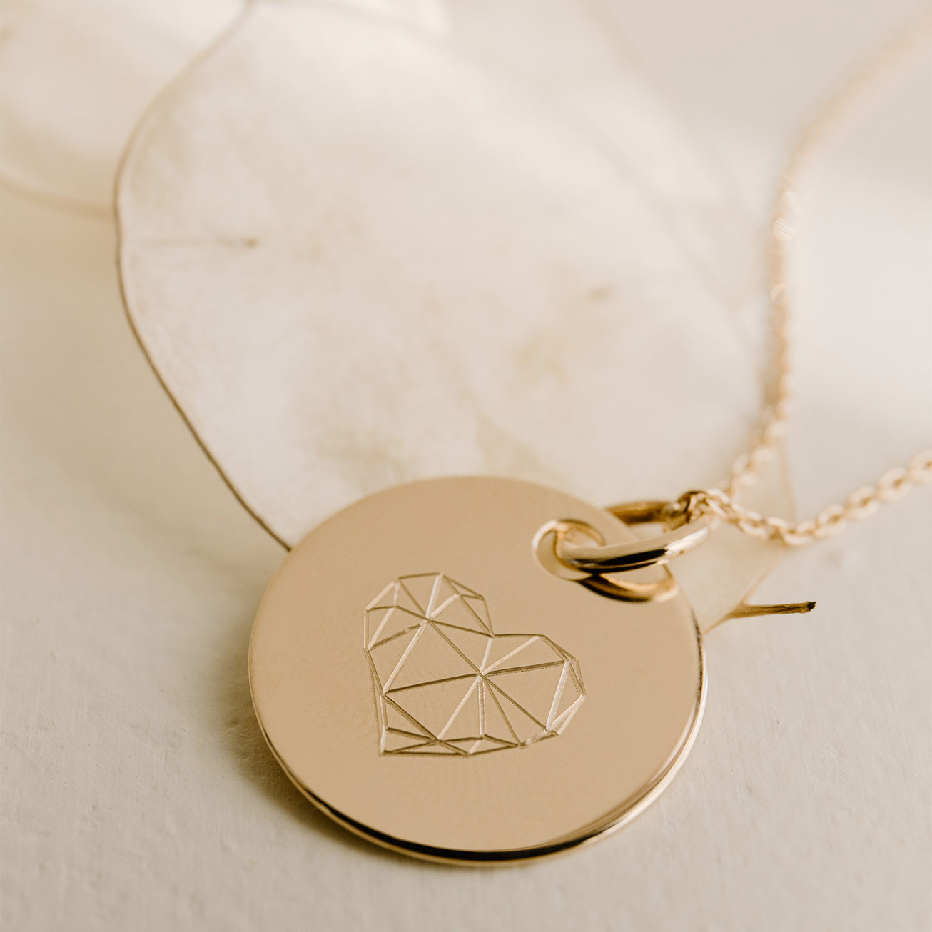 Collana Cuore Geometrico