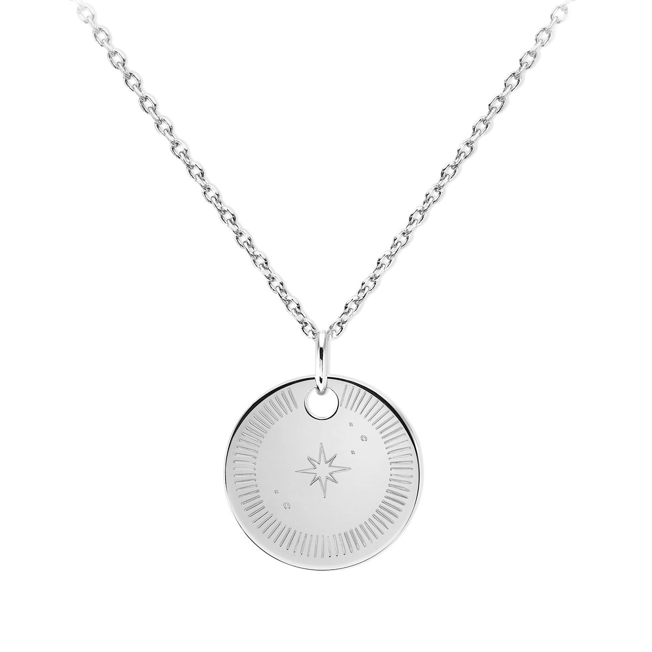 Collana Stella Polare argento massiccio