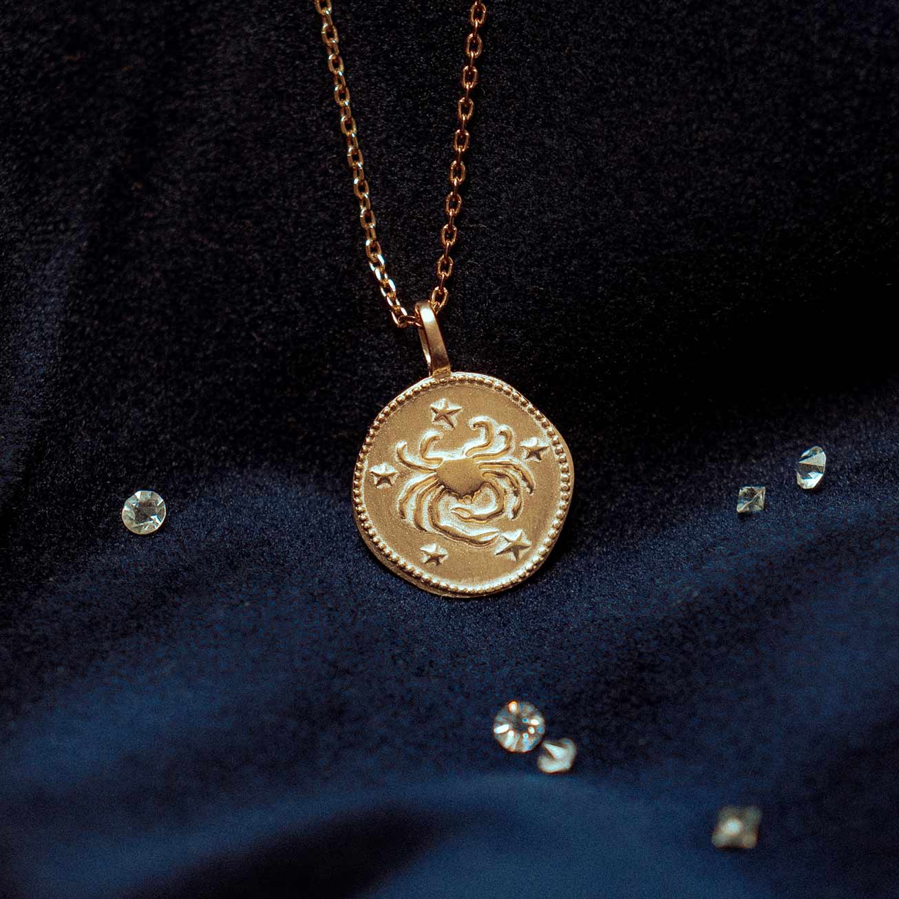 Collana segno zodiacale Cancro