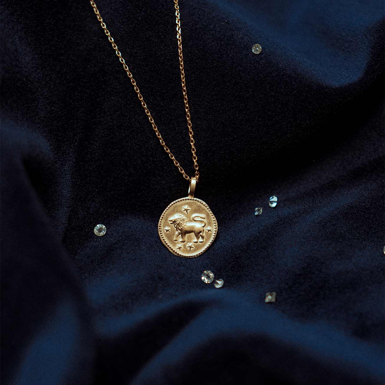 Collana segno zodiacale Leone