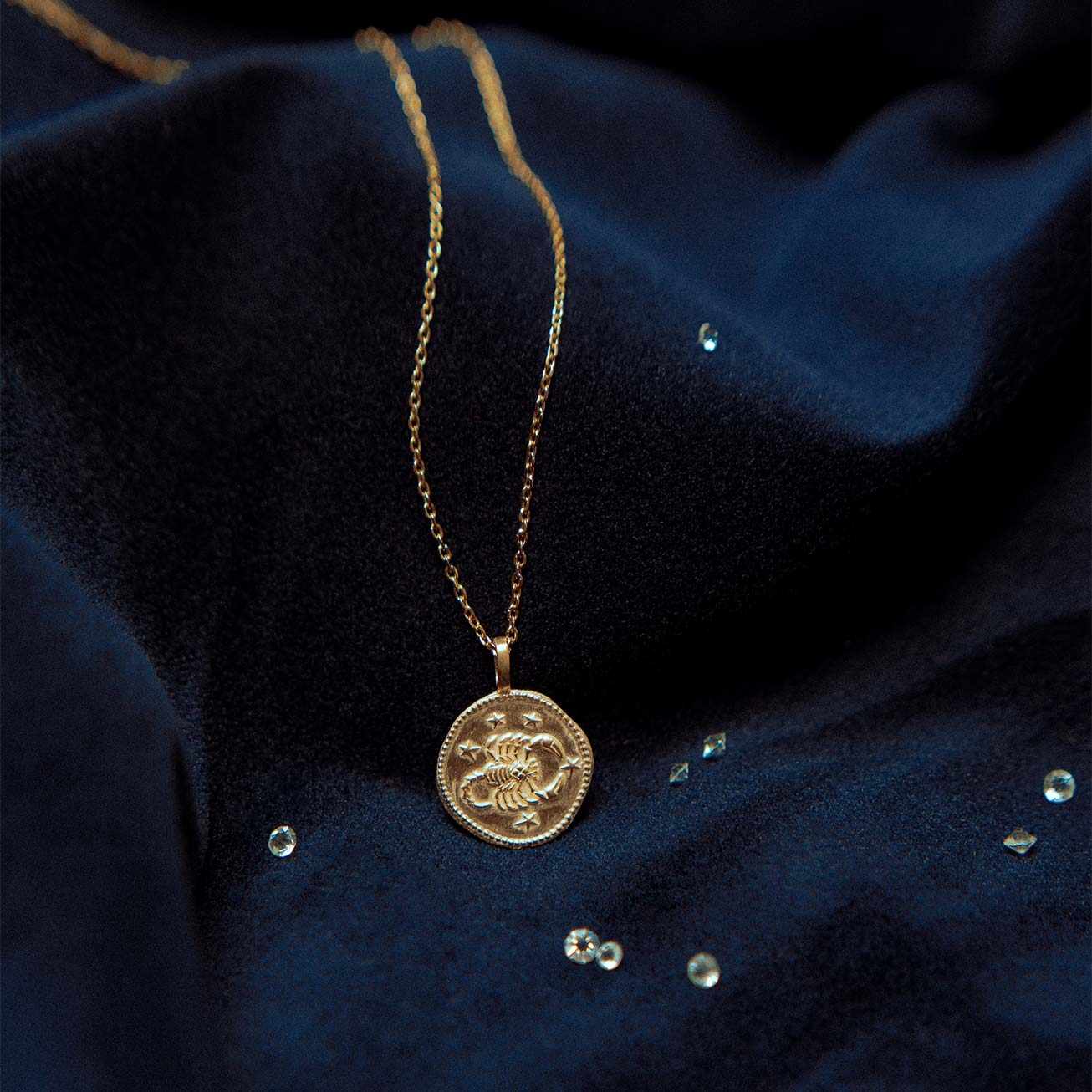 Collana segno zodiacale Scorpione