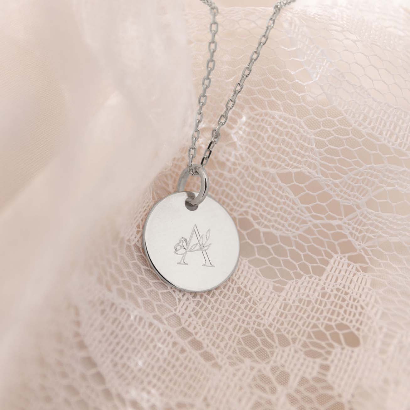 Collana battesimo personalizzata argento 925 inizi